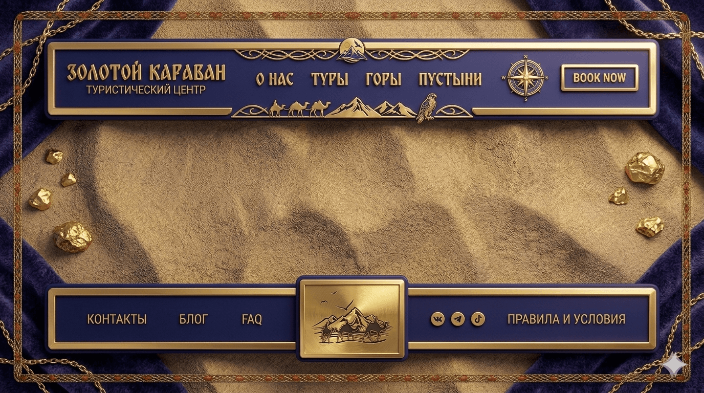 Тёмная версия акцентирует navigation-language и атмосферу приватного travel-клуба.